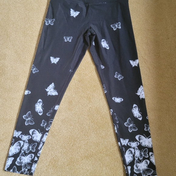 DKNY Sport Butterfly-Print Leggings NWOT - Picture 2 of 6